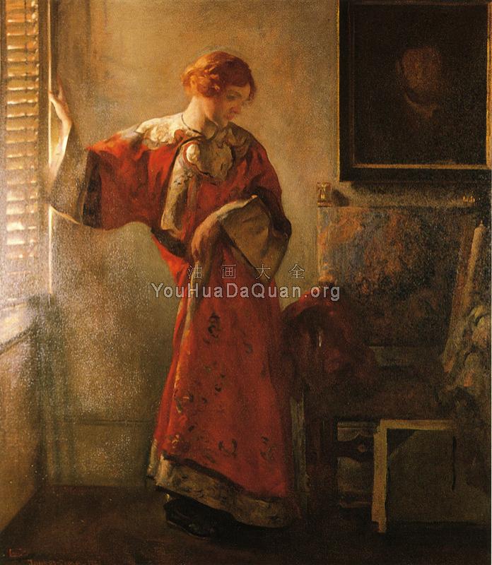 The Window Blind - 约瑟夫·柔德芬·代坎普